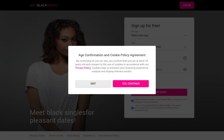 sexyblackpeople.com Reviews & Reviews Website Screenshot