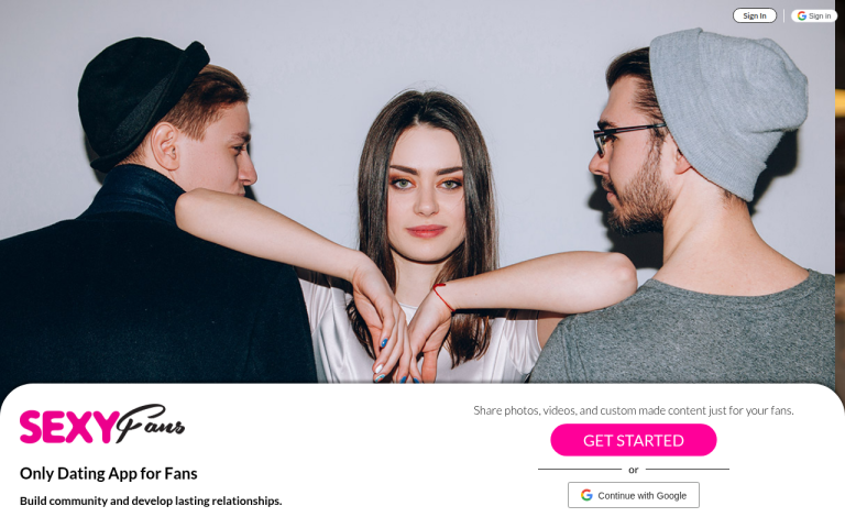sexyfans.app Reviews & Reviews Website Screenshot