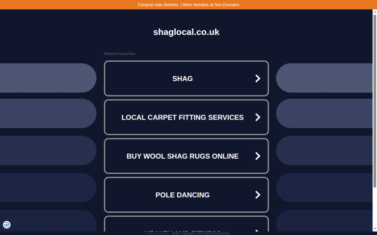 shaglocal.co.uk Reviews & Reviews Website Screenshot