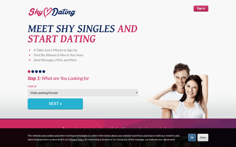 shydating.org Reviews & Reviews Website Screenshot