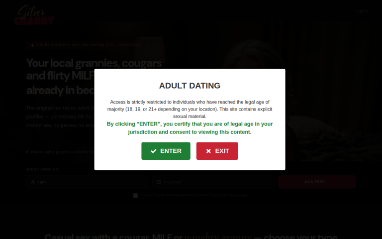 silvergranny.com Reviews & Reviews Website Screenshot