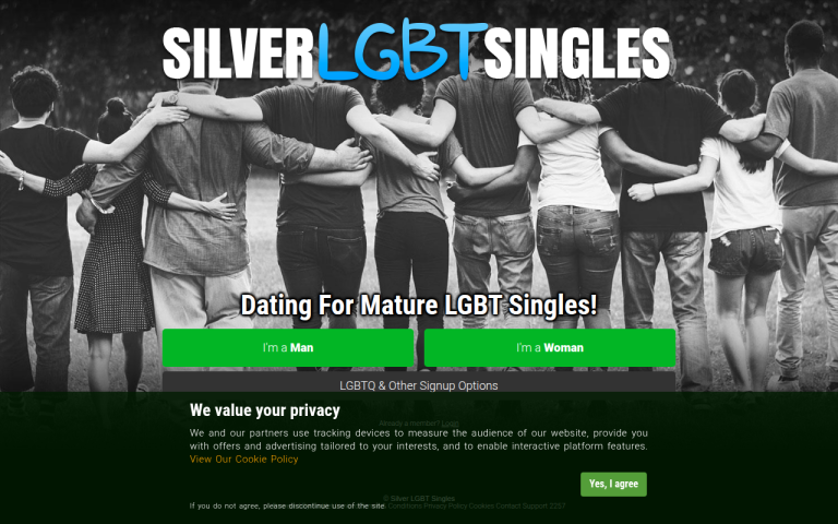 silverlgbtsingles.com Reviews & Reviews Website Screenshot