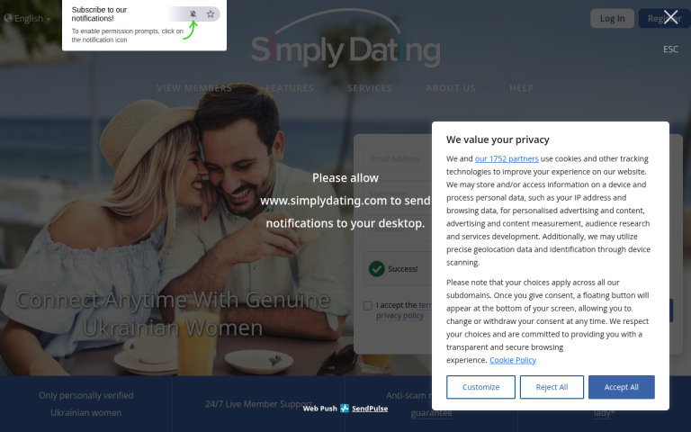 simplydating.com Reviews & Reviews Website Screenshot