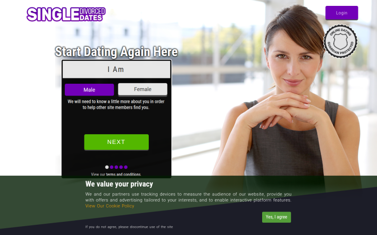 singledivorceddates.com Reviews & Reviews Website Screenshot