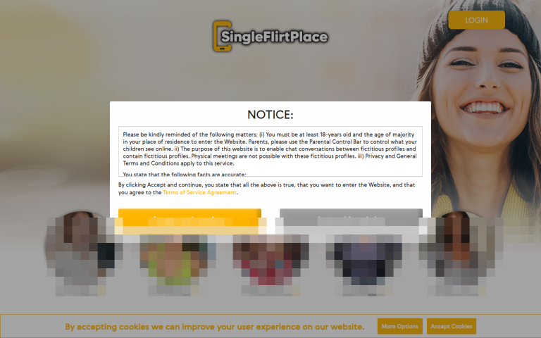 singleflirtplace.com Reviews & Reviews Website Screenshot