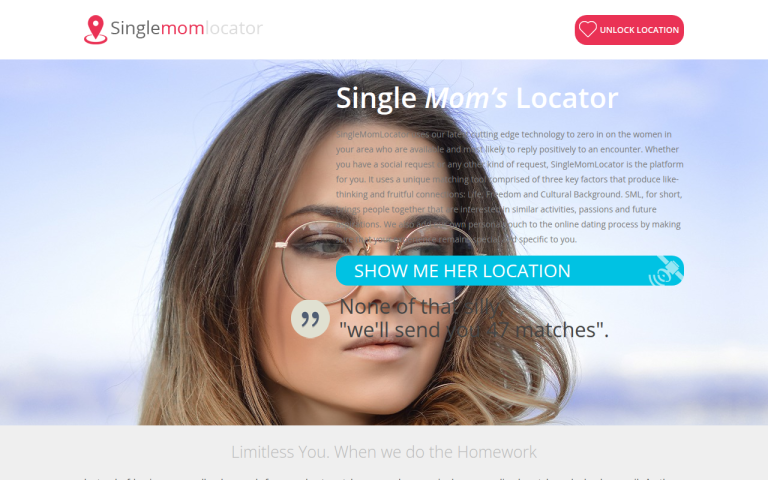 singlemomlocator.com Reviews & Reviews Website Screenshot