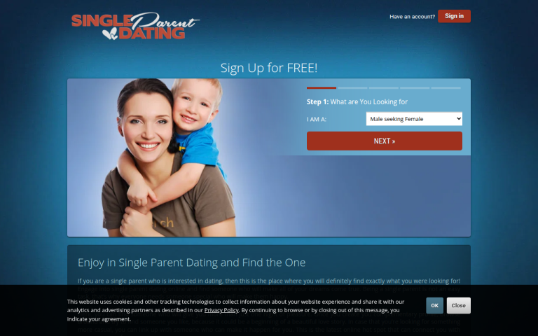 singleparentdating.net.au Reviews & Reviews Website Screenshot