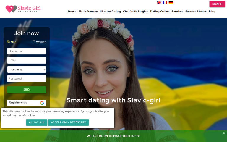 slavic-girl.com Reviews & Reviews Website Screenshot
