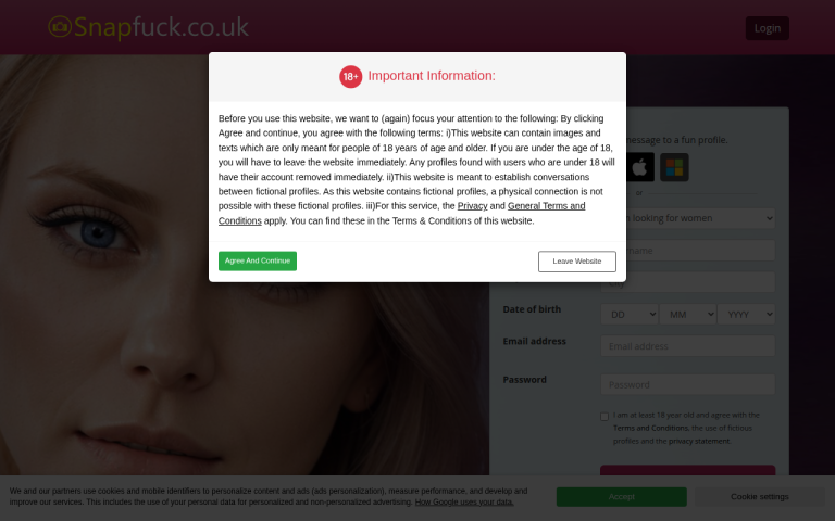 snapfuck.co.uk Reviews & Reviews Website Screenshot