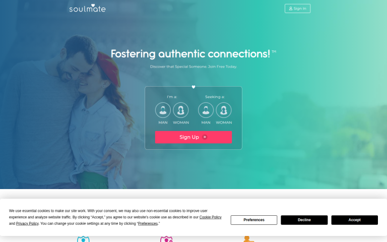 soulmate.com Reviews & Reviews Website Screenshot
