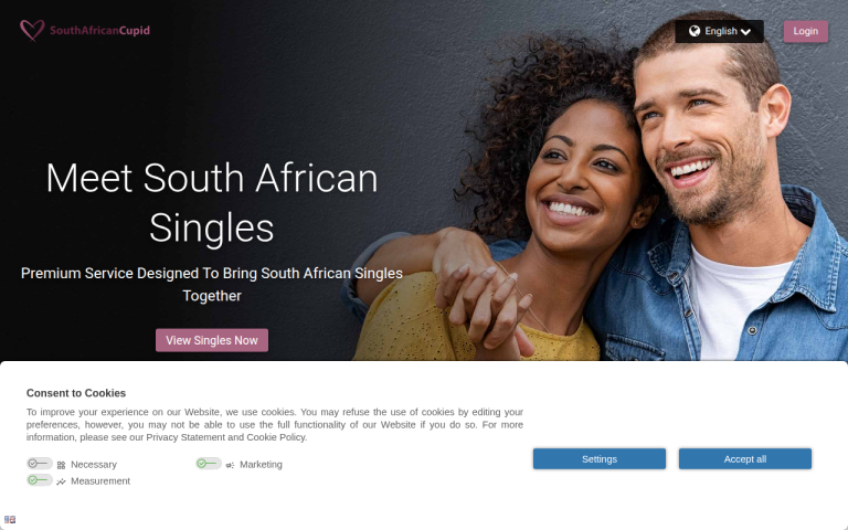 southafricancupid.com Reviews & Reviews Website Screenshot
