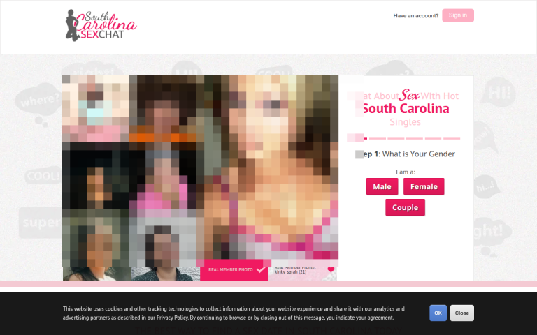 southcarolinasexchat.com Reviews & Reviews Website Screenshot