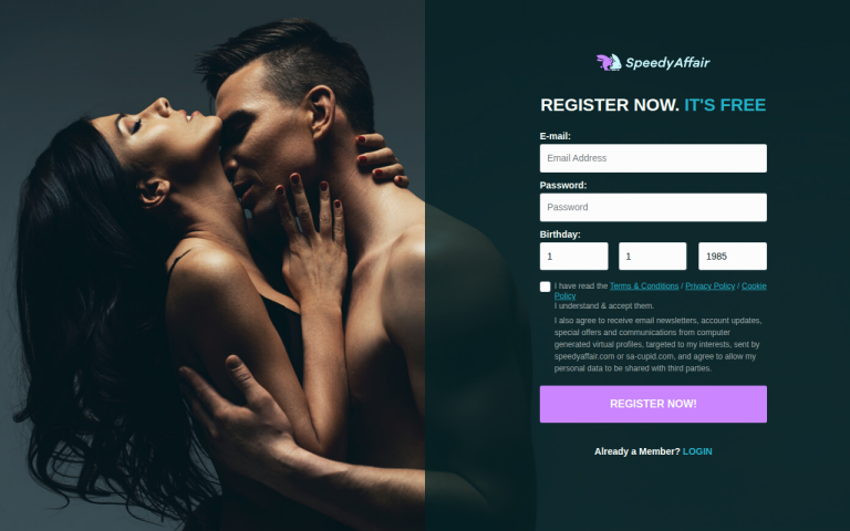 speedyaffair.com Reviews & Reviews Website Screenshot