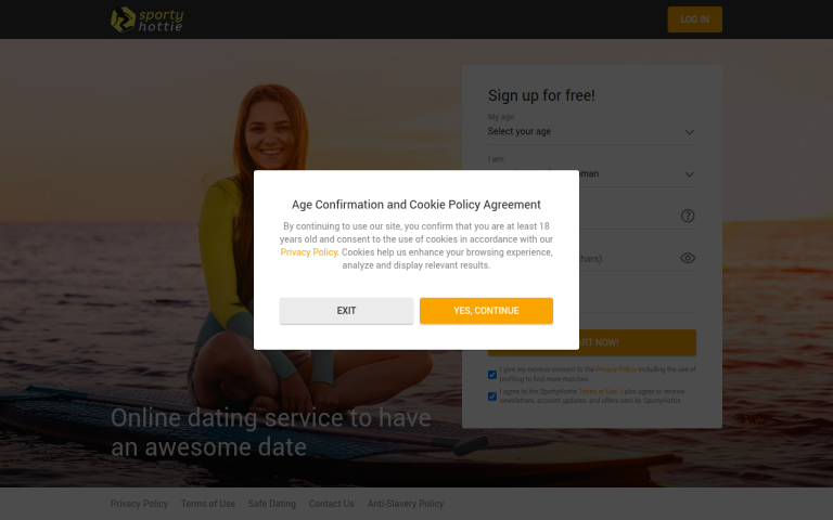 sportyhottie.com Reviews & Reviews Website Screenshot