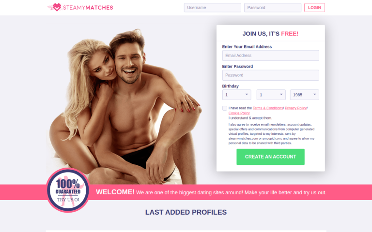 steamymatches.com Reviews & Reviews Website Screenshot