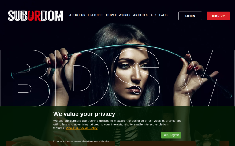 sub-or-dom.com Reviews & Reviews Website Screenshot
