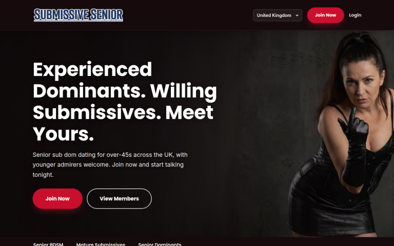 submissive-senior.com Reviews & Reviews Website Screenshot