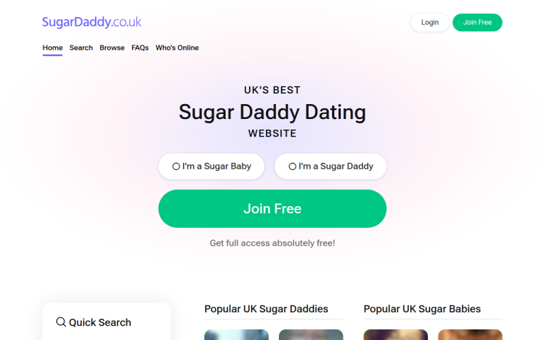 sugardaddy.co.uk Reviews & Reviews Website Screenshot