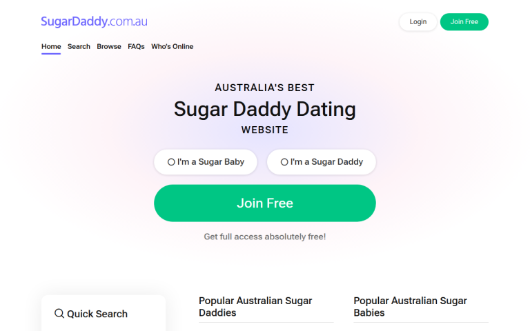 sugardaddy.com.au Reviews & Reviews Website Screenshot