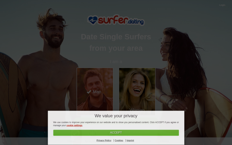 surfer.dating Reviews & Reviews Website Screenshot