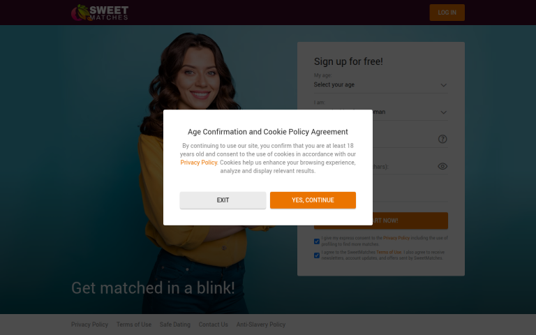 sweetmatches.com Reviews & Reviews Website Screenshot