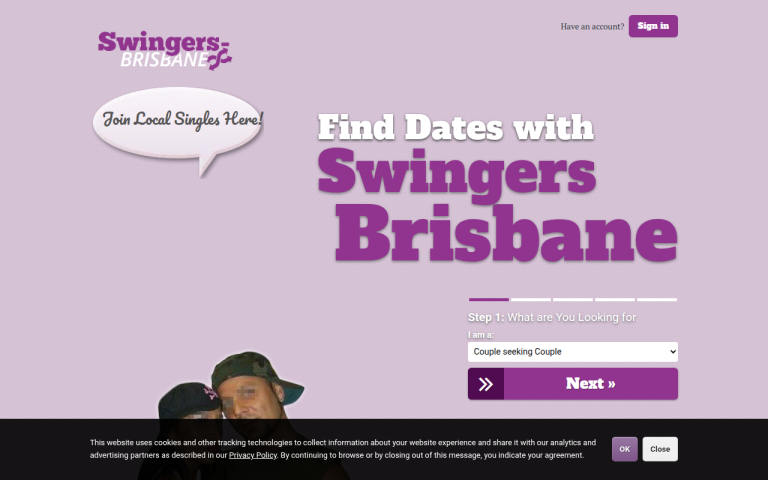 swingers-brisbane.com.au Reviews & Reviews Website Screenshot