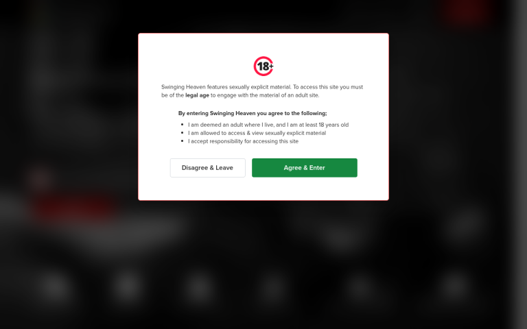 swingingheaven.za.com Reviews & Reviews Website Screenshot