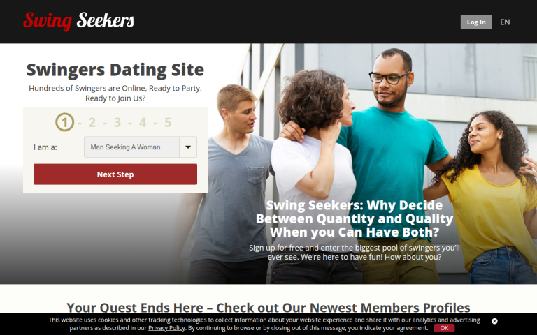 swingseekers.com Reviews & Reviews Website Screenshot