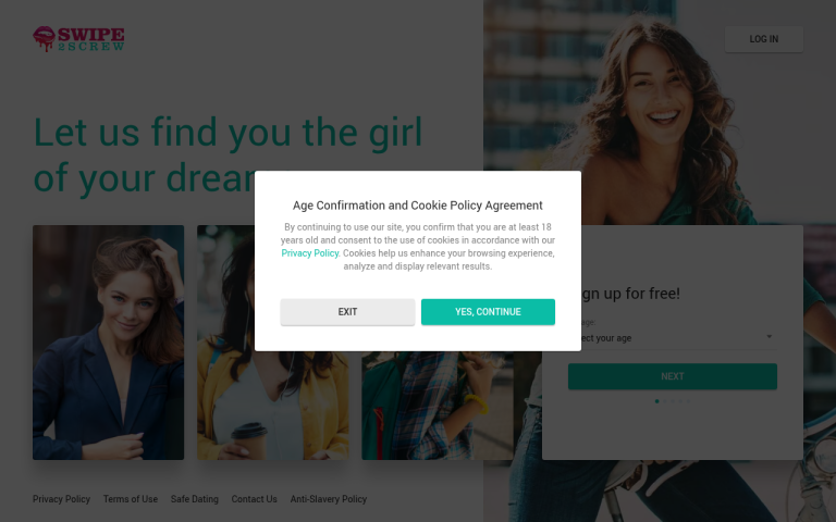 swipe2screw.com Reviews & Reviews Website Screenshot