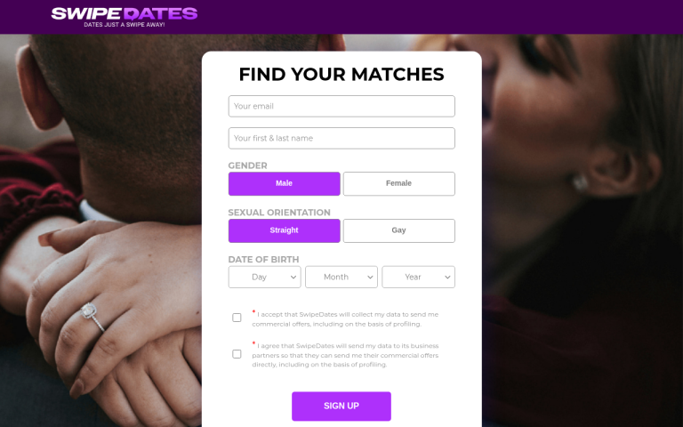 swipedates.com Reviews & Reviews Website Screenshot