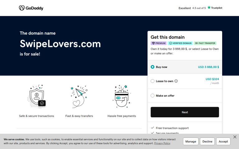 swipelovers.com Reviews & Reviews Website Screenshot
