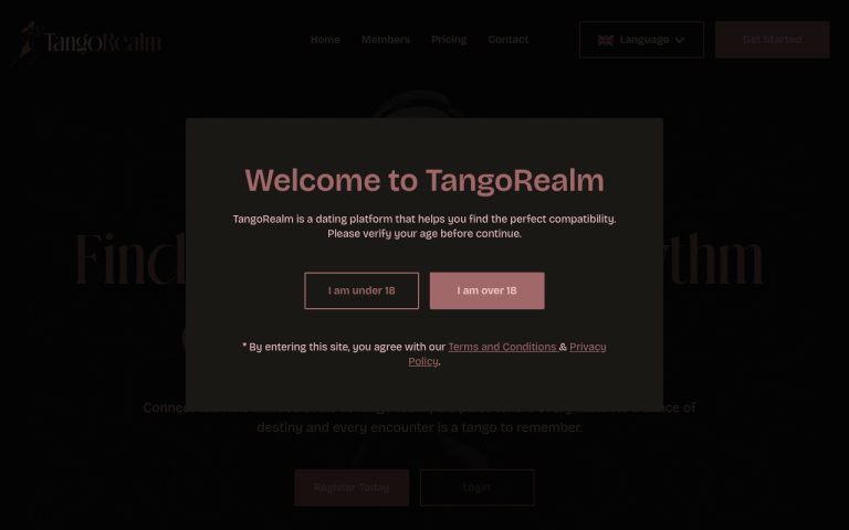 tangorealm.com Reviews & Reviews Website Screenshot