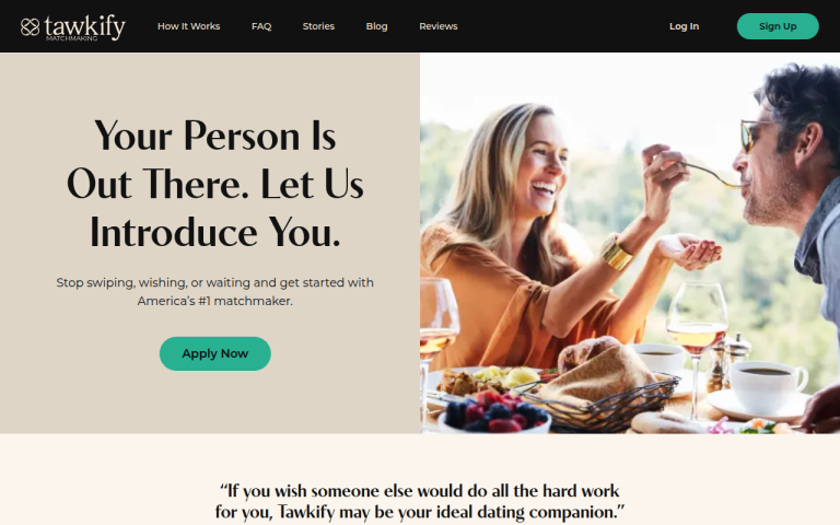 tawkify.com Reviews & Reviews Website Screenshot