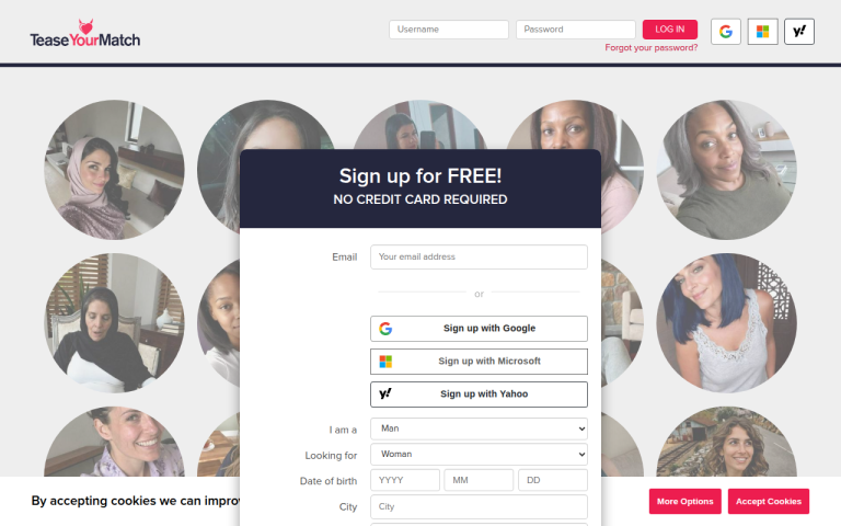 teaseyourmatch.com Reviews & Reviews Website Screenshot