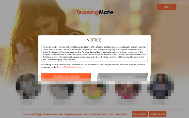 teasingmate.com Reviews & Reviews Website Screenshot