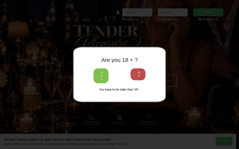 tenderpleasure.com Reviews & Reviews Website Screenshot