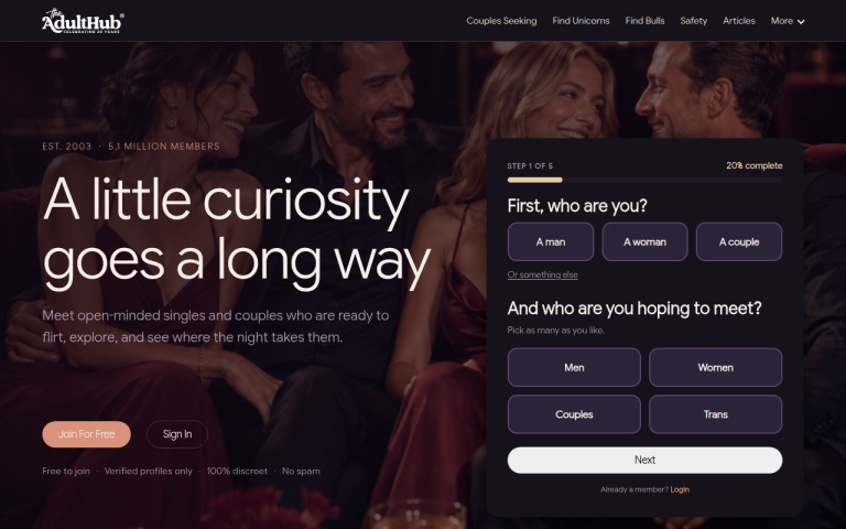 theadulthub.com Reviews & Reviews Website Screenshot