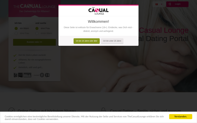 thecasuallounge.co.uk Reviews & Reviews Website Screenshot