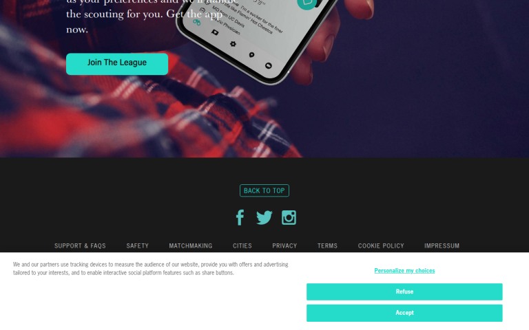 theleague.com Reviews & Reviews Website Screenshot