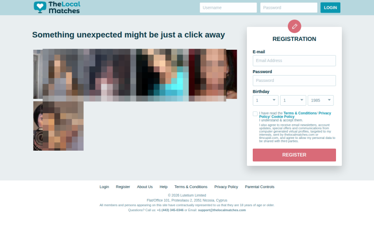 thelocalmatches.com Reviews & Reviews Website Screenshot