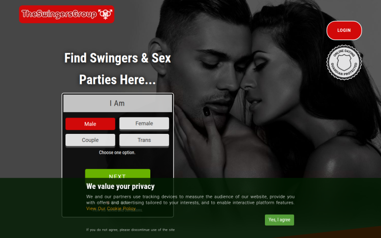 theswingersgroup.com Reviews & Reviews Website Screenshot