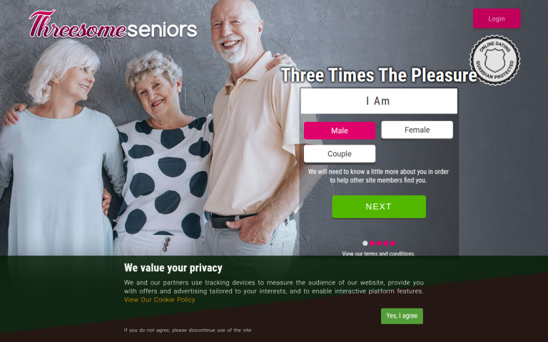 threesome-seniors.com Reviews & Reviews Website Screenshot