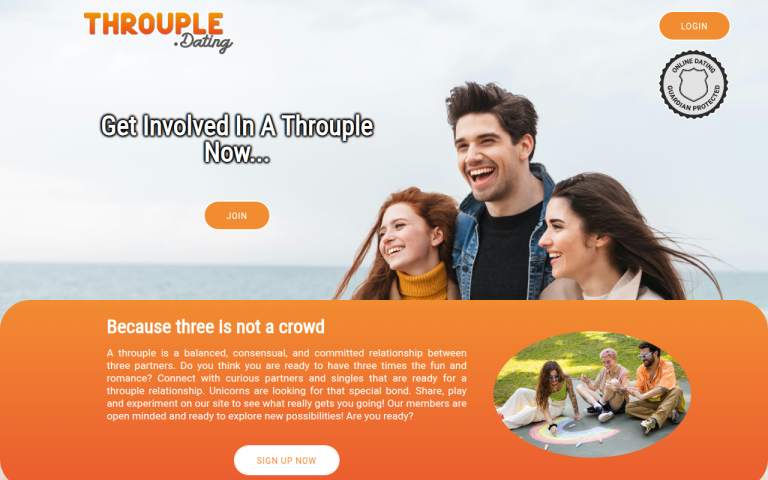 throuple.dating Reviews & Reviews Website Screenshot