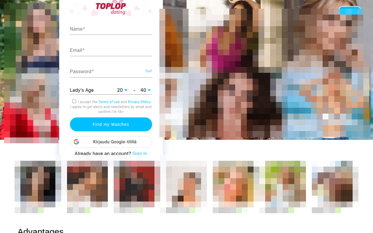 toplopdating.com Reviews & Reviews Website Screenshot