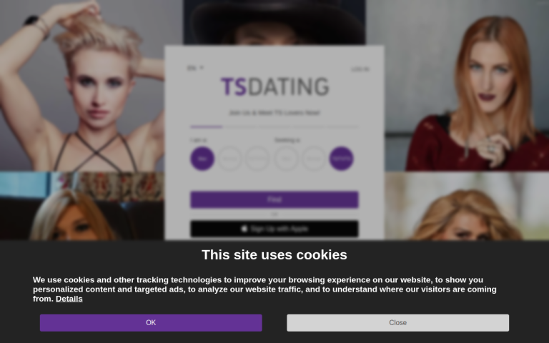 ts.dating Reviews & Reviews Website Screenshot