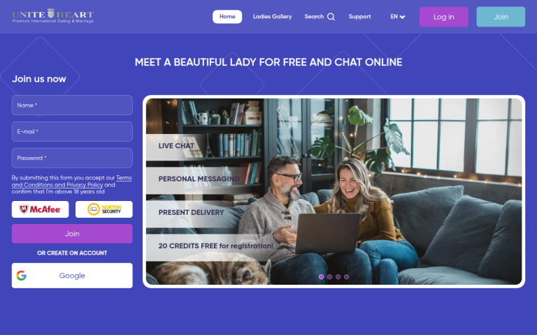 uniteheart.com Reviews & Reviews Website Screenshot
