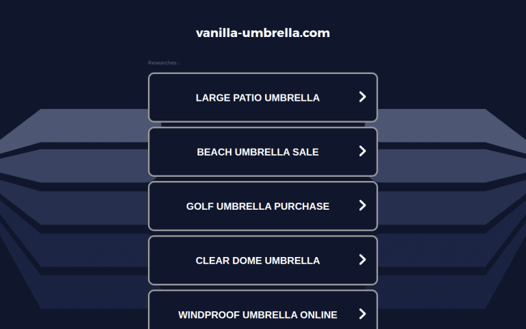 vanilla-umbrella.com Reviews & Reviews Website Screenshot