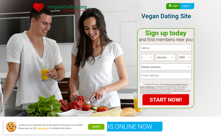 vegandating.org Reviews & Reviews Website Screenshot