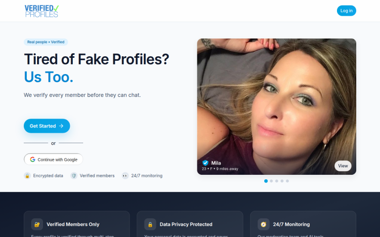 verifiedprofiles.com Reviews & Reviews Website Screenshot