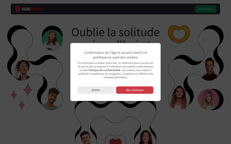 voisinssolitaires.com Reviews & Reviews Website Screenshot